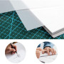 Lot de 50 feuilles de papier vélin transparent A4 pour dessin, design graphique, impression à jet d'encre, traçage, architecture
