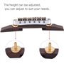 Pont de Guitare, chevalet de Rouleau en Palissandre pour SG LP Type Guitare Jazz Accessoire pour Guitare