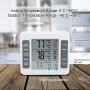 Thermomètre numérique de réfrigérateur/congélateur, thermomètre extérieur extérieur Capteur de température de sonde sans fil ave