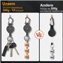 Robuste Attache Porte-badge Cle de