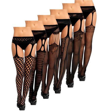 DGUSO Bas Resille Femme Sexy