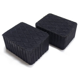 FILAVERSE Lot de 2 tampons en caoutchouc rectangulaires 160 x 120 x 80 cm pour ponts élévateurs corghi ravaglioli omcn