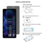 YIFNTANG [2 Pièces] Verre Trempé Anti-espion pour Xiaomi Redmi Note 12 Pro 5G/Poco X5 Pro 5G,9H Dureté, Anti Rayures,Sans Bulles