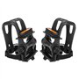 Ped VTT avec C Pied,C Pied Velo,1 PE De Péde Vélo avec Orteil Clip gles,Péde Cycli Avees Pinces À Orteils Intégrés Cages gles po