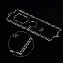 Sac de Portefeuille de Carte Artisanat Maroquinerie Acrylique Gabarit Ensemble Outils de Bricolage en C