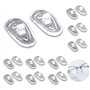 10 Paires Plaquettes de Nez pour Lunettes Kit