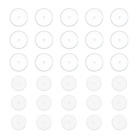 50 Pièces disques de piercing(Comprend 25 pièces de 7 mm