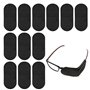 12 Pièces Cache Oeil pour Lunettes