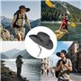 Makoto Nobu Chapeau de Soleil à Large Bord Extérieur pour Homme Femme, Respirant Protection Chapeau pour Pêche, Chasse, Camping,