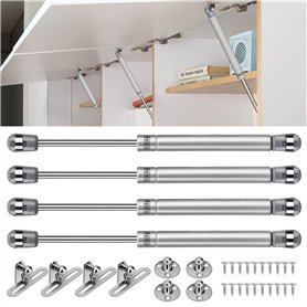 Verin Hydraulique, Eletorot Vérins à Gaz 4pcs Charniere Porte Cuisine100N Verin Meuble, Amortisseurs à Gaz pour Levage de Porte  Verin Hydraulique