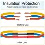 iLamvie Lot de 164 gaine thermorétractable,gaine thermorétractable etanche,Gaines Thermorétractables pour Isolation Électrique,p