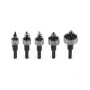 QWORK Coffret Scie Cloche, 5pcs Ø16/18,5/20/25/30mm HSS Scie Cloche pour Acier, Acier Inoxydable, Approprié au Bois, Plastique,