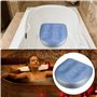 QWORK® 2 Pièces Coussin de Siège Gonflable, Coussin Spa, Coussin Baignoire avec 4 Ventouses