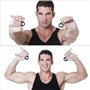 QWORK® Ensemble de musculation avant bras, 22.5KG/45KG/67.5KG/90KG - Hand grip en aluminium pour renforcement de la main et du p