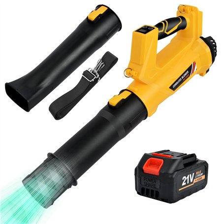 Souffleurs de Feuilles sans Fil 21 V: souffleur à Feuilles avec Batterie 4