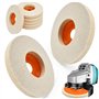 NAROSEBE 6 PCS Disque de Polissage en Laine 125mm