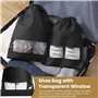NAROSEBE Lot de 14 Sac à Chaussures de Voyage, Housses Chaussures Anti-Poussière avec Fenêtre Transparante Sacs de Rangement pou