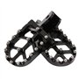 Repose-pieds de moto pour Sur Ron - Repose-pieds CNC pour Surron Light Bee Segway X260 X160 CRF150F CRF230F 03-19 - Noir