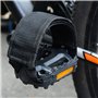 xutong Lot de 2 paires de sangles pour pédales de vélo avec clips d'orteils pour vélo à pignon fixe