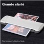 H&S Feuilles Plastifieuse A4 - Lot 100x Feuille Plastique Transparente - Laminage Brillant Qualité Artistique 150 Microns (2x75