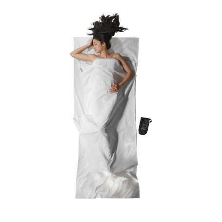 Cocoon Sac de Couchage en Coton Bio - Blanc Naturel - Rectangulaire