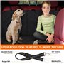 UIHOL Housses Protection de Siège Voiture pour Chien, Protège Siège Arrière Chien avec Fenêtre de Visualisation, Imperméable Pro
