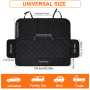UIHOL Housses Protection de Siège Voiture pour Chien, Protège Siège Arrière Chien avec Fenêtre de Visualisation, Imperméable Pro