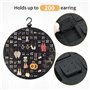 fuxunamz Presentoir Boucle D'oreille, Murale Support Boucle D'oreille Porte Bijoux Rangement Suspendre Présentoir Boucles D'orei