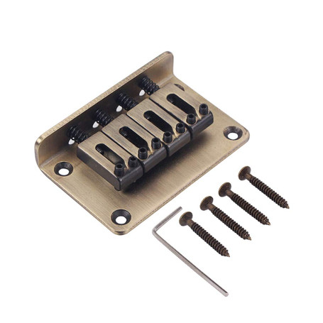 Alnicov Chevalet de ukulélé vintage à 4 cordes pour boîte à cigares