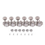 Alnicov Accordeurs de cordes de verrouillage Vintage Nickel 6R mécaniques de guitare électrique accordeurs pour chevilles de rég