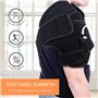 NatraCure 16032 Support d'épaule universel avec compression chaude et froide pour épaule gauche/droite, pour les entorses, les f
