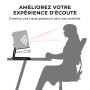 HumanCentric Paire de Supports de Haut-parleurs de Bureau pour Haut-parleurs de Bureau, rehausseurs de Haut-parleurs de Studio,
