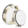 Flexzion Lot de 2 tambourins à main en bois – 20