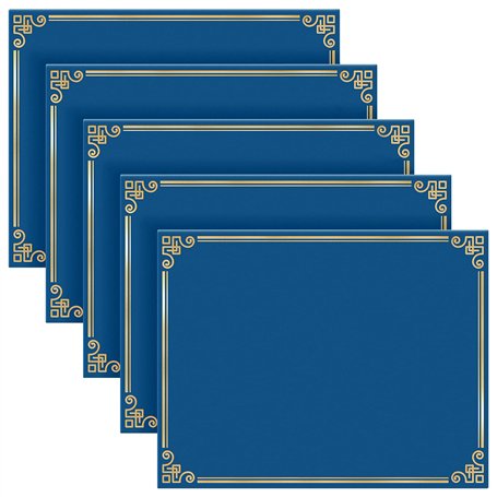 S&O Lot de 25 pochettes professionnelles pour certificats de récompense pour documents 8