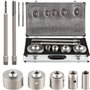 VEVOR Scie Cloche 5PCS Coffret de Scie Trépan 30mm 40mm 65mm 80mm 100mm Trépan Béton en Acier Carbone 2 Mèches 2 Bielles SDS PLU
