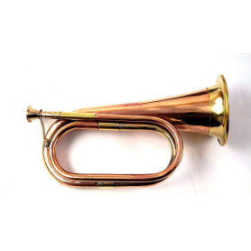 Bugle en laiton pur fait à la main Marron Bugle en laiton pur fait à la main Marron