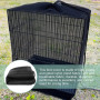 3 Pièces Couverture de Cage à Oiseaux,Extra Large Attrape-Graine 300cm,Housse de Cage à Oiseaux Réglable,Housse pour Cage Oiseau