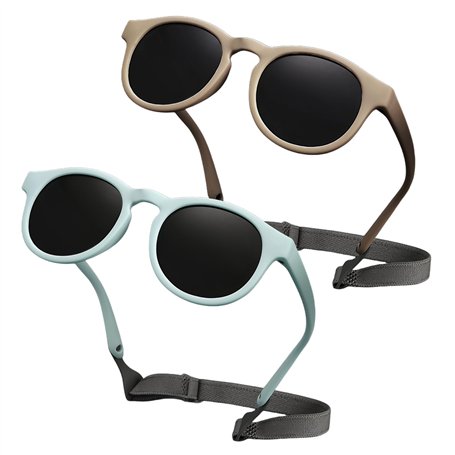 BYZESTY Lunettes de soleil pour bébés de 0 à 36 mois