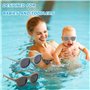 BYZESTY Lunettes de soleil pour bébés de 0 à 36 mois, 2 paires de lunettes de soleil pour enfants, polarisées avec sangle réglab