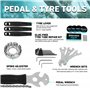 DURATECH Kit d'Outils de Réparation pour Vélo 41 pièces avec Mallette Pratique, Ensemble d'Outils de Vélo Portable pour la Répar