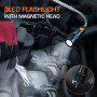 EverBrite Jeu d’Outil de Ramassage Magnetique avec Lampe et Ramssage Aimanté Télescopable, Portée Télescopique 17 à 57cm et 14 à