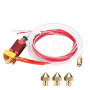Kit de buse pour imprimante 3D MK8 Hotend Kit Compatible avec Alfawise U20 U30 Creality Ender 3 Kit d'extrémité Chaude d'extrude