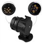 XASTRO Adaptateur 13 Broches vers 7 Broches - Adaptateur de remorque 7 13 Broches pour remorque Caravane Voiture Camion Camping-