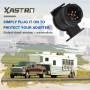 XASTRO Adaptateur 13 Broches vers 7 Broches - Adaptateur de remorque 7 13 Broches pour remorque Caravane Voiture Camion Camping-