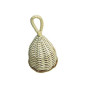 Nino Percussion Caxixi Shaker Instrument - Instruments de Musique pour Enfants à partir de 3 Ans - Rotin et Cuir, Naturel (NINO5