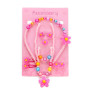 Hifot Bijoux Enfants Petites Filles Collier Bracelet Bague Boucles d'oreilles Clip Pinces à Cheveux Set, Bijoux de Fantaisie Cad