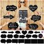 Konsait Grande Taille Papier DIY Discours Panneau Photobooth Accessories (20pcs)