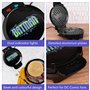 Uncanny Brands DC Comics Batman Game Over Gaufrier - Fait des gaufres Batman Insignia - Appareil de cuisine amusant - Antiadhési