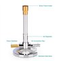 stonylab Bec Bunsen, Flamme Air Ajustable Brûleur à Bunsen de Laboratoire avec Stabilisateur de Flamme et Vanne à Pointeau pour 
