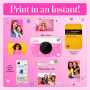 Barbie x Kodak Printomatic Appareil Photo Numérique Couleur – Appareil Photo Portable Barbie 5MP Imprime Photos Autocollantes 2x